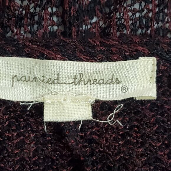 Painted Threads Womens Open Knit Fairy Grunge Cardigan Size L Beach Vacation - Picture 5 of 10